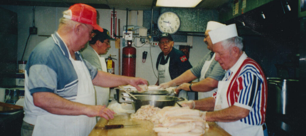 St Augustine Kitchen Volunteers 2002